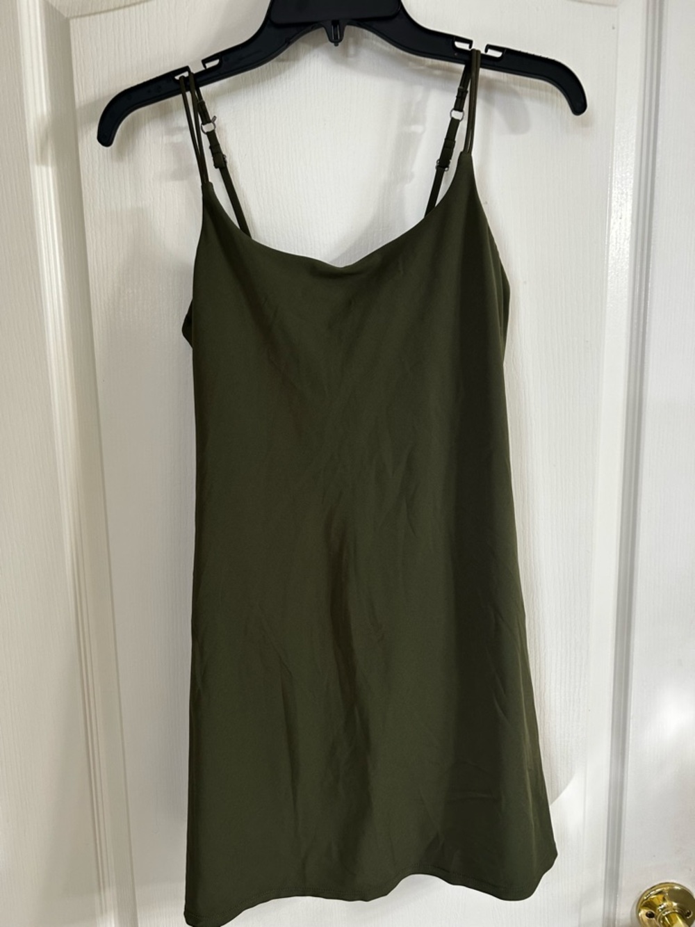 Abercrombie & Fitch Olive Green Cami Tank Dress